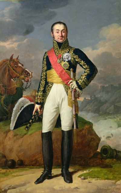 Nicolas-Charles Oudinot, Herzog von Reggio und Marschall von Frankreich, 1811 von Robert Lefevre